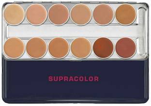 MR. HUDA SupraColor Cream Foundation & Concealer Palette 12 Color Foundation Matte Finish Concealer