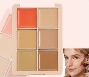 Maryville 6 color concealer palette long lastin waterproof matte finish pack of 1 Concealer