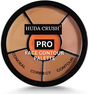 HUDA CRUSH 6 Color Nude Concealer Palette – 3 in 1 Makeup Kit | Warms Concealer for Dark Concealer
