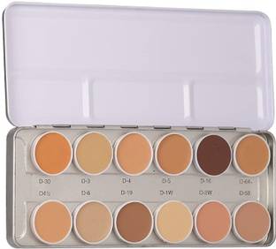 MR. HUDA Pro Ultra HD Base 12 in 1 Concealer Lightweight Multi-Purpose Foundation Palette Concealer