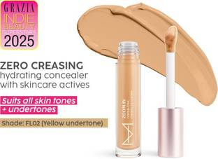 HOUSE OF MAKEUP Zoom In Crease-Free, Creamy, Long Wear, Waterproof, Sweat-proof, Full Coverage Concealer