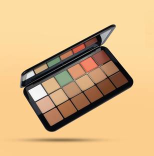 Sheny 18 in 1 shade matte concealer palette easy to use creamy formula (pack of 1) Concealer