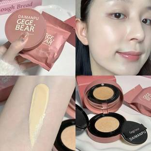 DAIMANPU Gege Bear Moisturizing Concealer Air Cushion CC, BB Cream, With Extra Refill Concealer