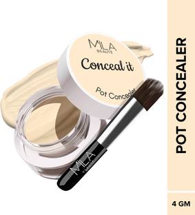 MILA BEAUTÉ Conceal It Pot Concealer With SPF 15 & Vitamin-E Light Weight Full Coverage Concealer