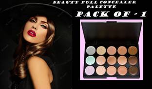 KAIASHA New 15, multi shades face makeup soft creamy concealer & contour palette Concealer