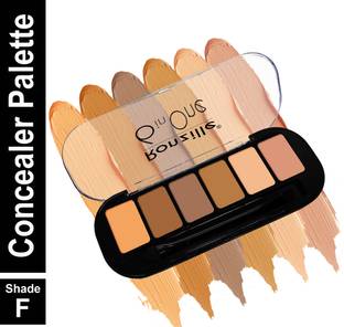 RONZILLE 6 in One Professional Matte Finish Waterproof Contour Palette -F Concealer