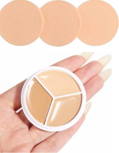 El Syco 3 In1 Concealer & 3 Pcs Puff combo set  Concealer