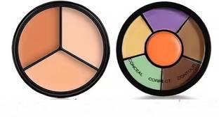 NIGRIFIX Tricolor Concealer Natural Pro Concealer Palette-Corrector Concealer