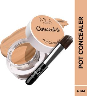MILA BEAUTÉ Conceal It Pot Concealer With SPF 15 & Vitamin-E Light Weight Full Coverage Concealer