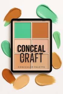 PERFECTT 24HR 6-Color Concealer Palette – Professional Cream Concealer & Corrector Kit Concealer