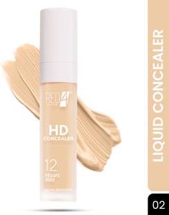 RED4 HD Liquid Concealer | Oil Free Matte + HD Finish | 12 Hours Stay Concealer