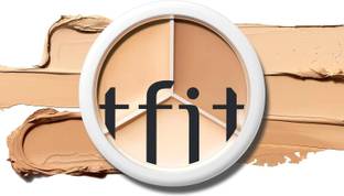 MOLLY MINX T Fit Concealer Cover Up Pro Concealer Palette 3-in-1 Full Coverage Correcting Concealer