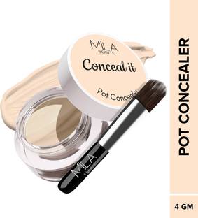 MILA BEAUTÉ Conceal It Pot Concealer With SPF 15 & Vitamin-E Light Weight Full Coverage Concealer