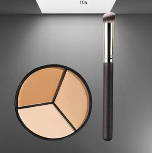 Morbee Concealer Contour Palette Brush,3 In 1 Color Correcting Highlight Concealer 10a Concealer