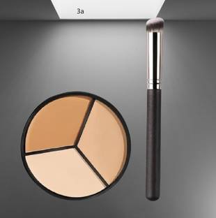 Morbee Concealer Contour Palette Brush,3 In 1 Color Correcting Highlight Concealer 3a Concealer