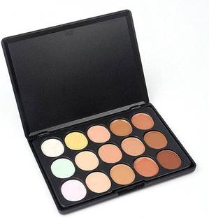 HUZURLU 15 Colors Contour Face Cream Makeup Studio Ultra Base Concealer Palette Concealer