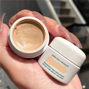 manasona Full Coverage Foundation Cream Waterproof Cover Spots Acne Marks Dark Circles Concealer