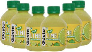 Gustofoods Green Lime Juice Concentrate Equivalent to 60 Natural Lime, Instant Fruit Drink