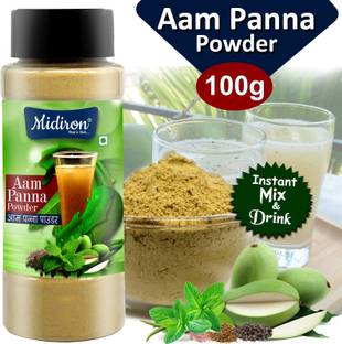 Midiron Instant Drink Aam Panna Powder|100% Natural Aam Panna|Instant Beverage Aam Panna