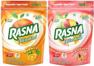 Rasna Instant Orange & Mixed Fruit Flavor