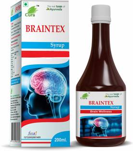 Cura Braintex Herbal Syrup 400ML | Supports Brain Function, Memory & Mental Energy