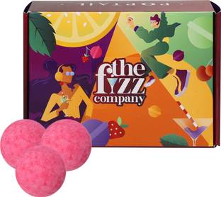 The Fizz Company Mocktail & Cocktail Bomb | Pink Lemonade Pack of 3 | DIY Party Kit at Home