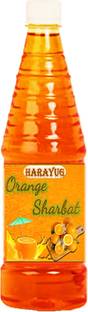 HARAYUG ORANGE FRUIT SYRUP SHARBAT INSTANT REFRESHING DRINK FOR SUMMER WITH WATER 750 ML
