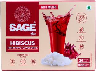 Sage Hibiscus Drink Premix Powder with Mishri