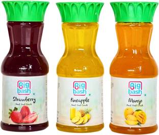 Bigbash Crush Combo Pack of 3 (Strawberry, Pineapple, Mango)