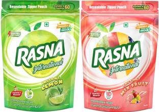 Rasna Instant Lemon & Mixed Fruit Flavor