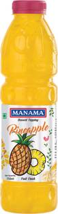 MANAMA Pineapple Fruit Crush for Desserts, Ice Creams, Smoothies and Milkshakes 750ML