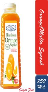 Badrika Pure Natural Himalayan Sugarfree Sugarfree Orange/Pahari Malta Squash 750 ML