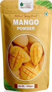 Bliss of Earth 200gm Mango Powder Natural Spray Dried king of fruits Vitamin A,C,K Rich Nutrition Drink