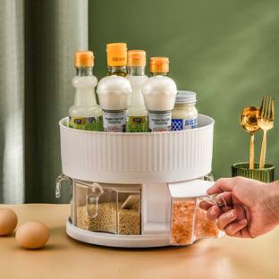 KUBER INDUSTRIES Spice Set Plastic