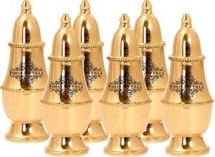 INDIAN ART VILLA Salt & Pepper Set Brass