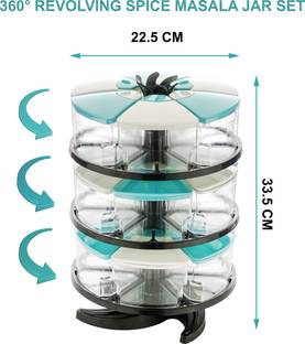 RUSHIL WERE Spice Set Plastic