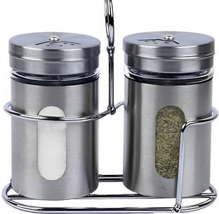 Ganpati Overseas Salt & Pepper Set Borosilicate Glass