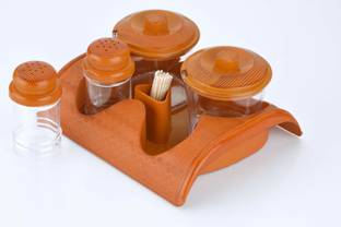 Sukhson India Salt & Pepper Set Glass