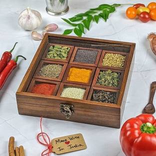 artival craft Spice Set Glass, Wooden