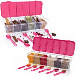 MAGICSPOON Polypropylene Tea Coffee & Sugar Container  - 1500 ml