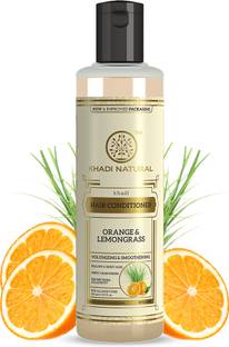 KHADI NATURAL Orange Lemongrass Hair Conditioner for Healthy & Shiny Hair