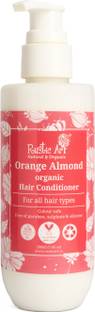 RUSTIC ART Orange Almond Organic Hair Conditioner with Coconut Milk