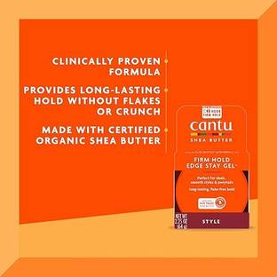 Cantu Shea Butter Extra Hold Edge Stay Gel 64G
