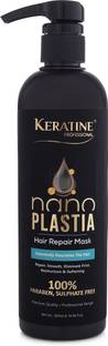 KERATINE PROFESSIONAL NANO PLASTIA HAIR REPAIR MASK | Intensively Nourishes the Hair | Paraben Free