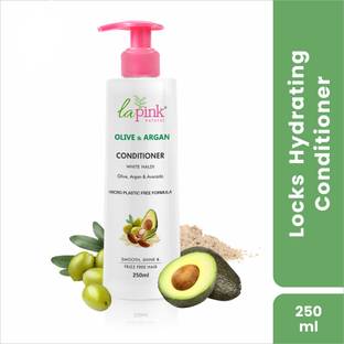 La Pink Olive & Argan Conditioner Avocado With White Haldi For Smoothing & Damaged Hair