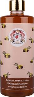 Indrani Cosmetics Aritha, Amla, Shikakai Shampoo With Conditioner