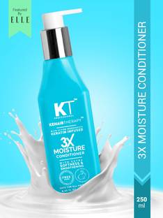 KEHAIRTHERAPY 3X Moisture Conditioner with Active Ingredients Keratin Infused Keratin|Sulphate Free|Paraben Free - 250 ml