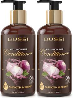 bussi Red Onion Black Seed Oil Hair Conditioner with Red Onion Seed Oil Extract, Black Seed Oil for Hair Growth & Hair Fall Control No Paraben, No Mineral Oil