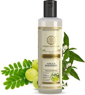 KHADI NATURAL Amla & Bhringraj Conditioner for Anit-Hair Fall, Promotes Lustrous Hair