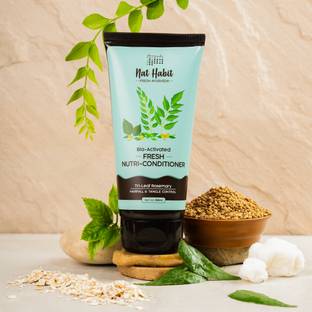Nat Habit Anti-Hair Fall Rosemary Conditioner For Women & Men with Tri-leaf, Sulphate-Free